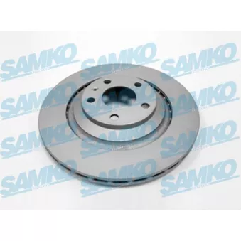 Jeu de 2 disques de frein arrière SAMKO