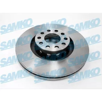 Jeu de 2 disques de frein avant SAMKO