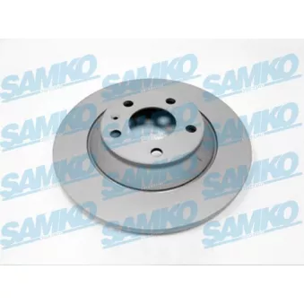 Jeu de 2 disques de frein arrière SAMKO