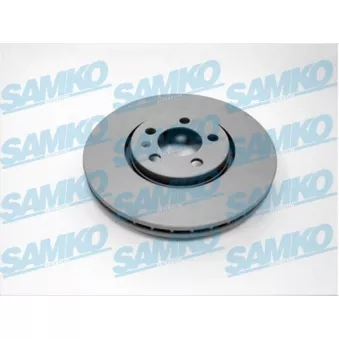 Jeu de 2 disques de frein avant SAMKO