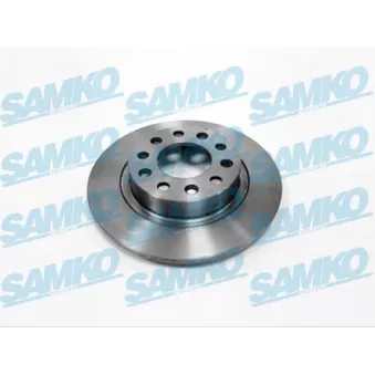 Jeu de 2 disques de frein arrière SAMKO