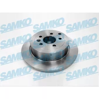 Jeu de 2 disques de frein arrière SAMKO