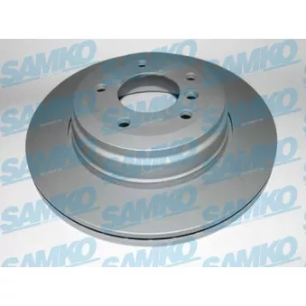 Jeu de 2 disques de frein arrière SAMKO