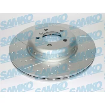 Jeu de 2 disques de frein avant SAMKO