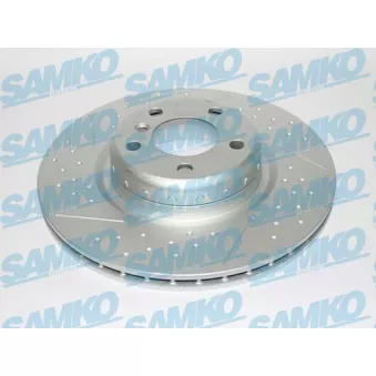 Jeu de 2 disques de frein arrière SAMKO