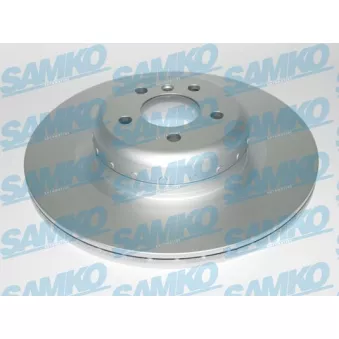 Jeu de 2 disques de frein arrière SAMKO B2107VBR
