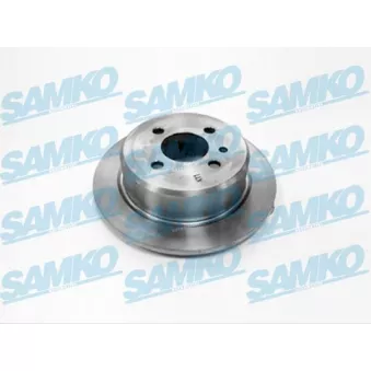 Jeu de 2 disques de frein arrière SAMKO