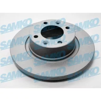 Jeu de 2 disques de frein arrière SAMKO