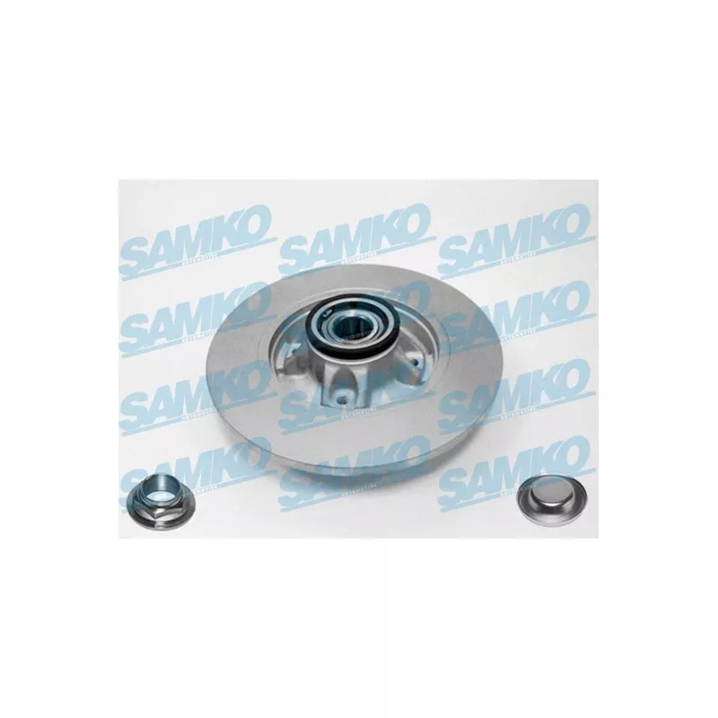 Jeu de 2 disques de frein arrière SAMKO C1015PRCA