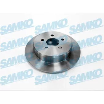 Jeu de 2 disques de frein arrière SAMKO