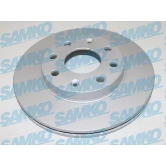 Jeu de 2 disques de frein avant SAMKO D4001VR