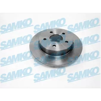 Jeu de 2 disques de frein arrière SAMKO