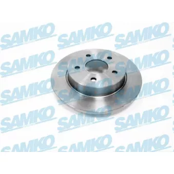 Jeu de 2 disques de frein arrière SAMKO