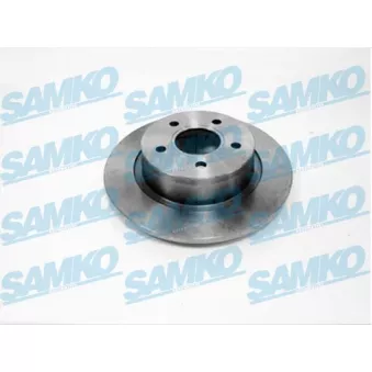 Jeu de 2 disques de frein arrière SAMKO