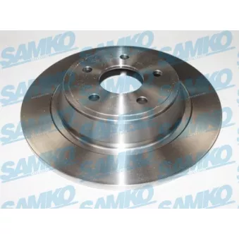 Jeu de 2 disques de frein arrière SAMKO