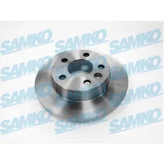 Jeu de 2 disques de frein arrière SAMKO
