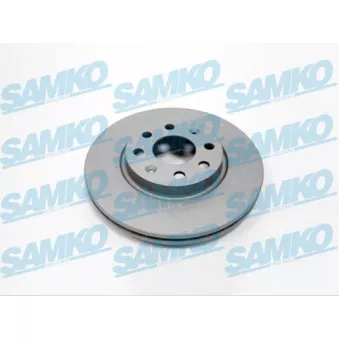 Jeu de 2 disques de frein avant SAMKO