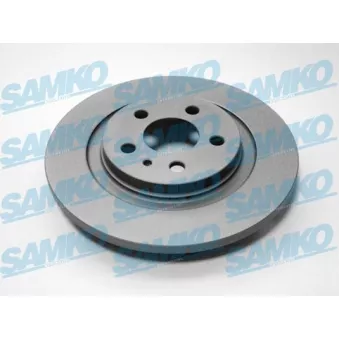 Jeu de 2 disques de frein arrière SAMKO
