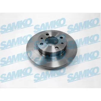 Jeu de 2 disques de frein arrière SAMKO