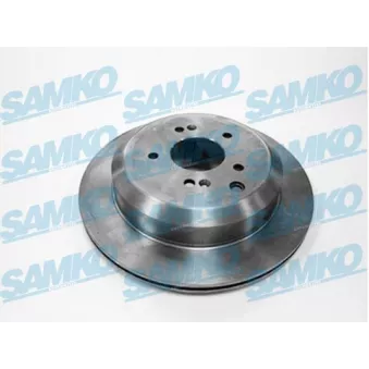 Jeu de 2 disques de frein arrière SAMKO