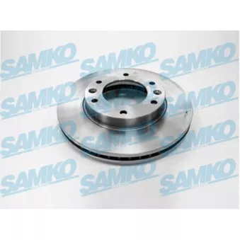Jeu de 2 disques de frein avant SAMKO