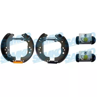 Jeu de mâchoires de frein SAMKO