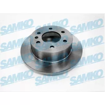 Jeu de 2 disques de frein arrière SAMKO