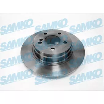 Jeu de 2 disques de frein arrière SAMKO