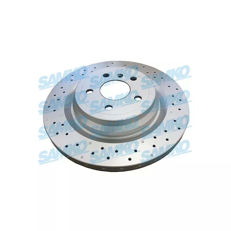 Jeu de 2 disques de frein arrière SAMKO M2105VR