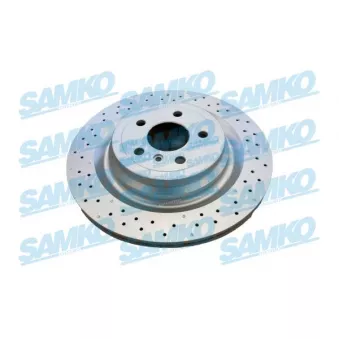 Jeu de 2 disques de frein arrière SAMKO