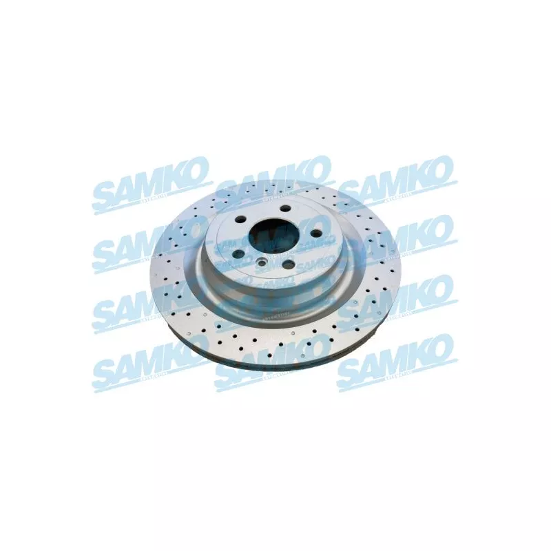 Jeu de 2 disques de frein arrière SAMKO M4001VR