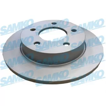 Jeu de 2 disques de frein arrière SAMKO