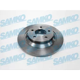 Jeu de 2 disques de frein arrière SAMKO