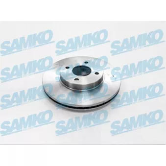 Jeu de 2 disques de frein avant SAMKO N2027V