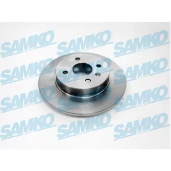 Jeu de 2 disques de frein arrière SAMKO