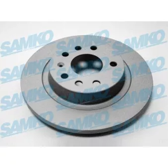 Jeu de 2 disques de frein arrière SAMKO O1014PR