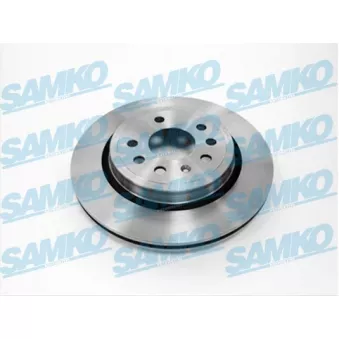 Jeu de 2 disques de frein arrière SAMKO
