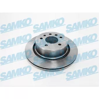 Jeu de 2 disques de frein arrière SAMKO