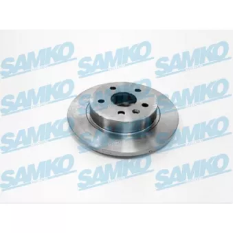 Jeu de 2 disques de frein arrière SAMKO