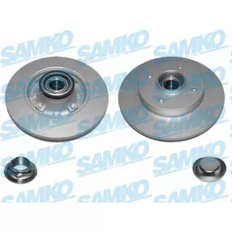 Jeu de 2 disques de frein arrière SAMKO
