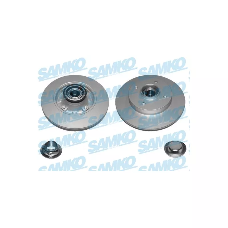 Jeu de 2 disques de frein arrière SAMKO O1052PRCA