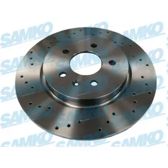 Jeu de 2 disques de frein arrière SAMKO