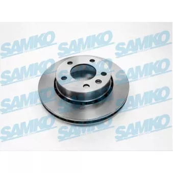 Jeu de 2 disques de frein avant SAMKO