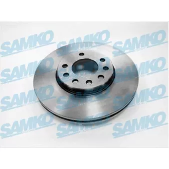 Jeu de 2 disques de frein arrière SAMKO O1321V