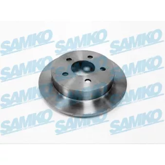 Jeu de 2 disques de frein arrière SAMKO