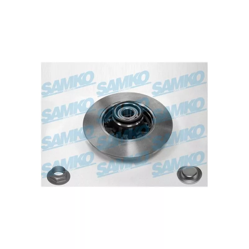 Jeu de 2 disques de frein arrière SAMKO P1011PCA