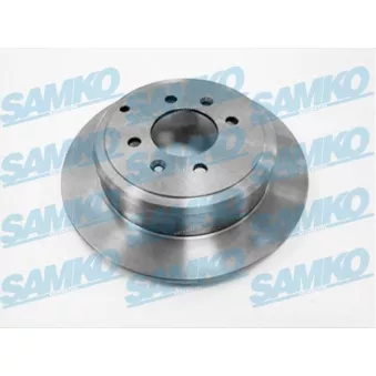 Jeu de 2 disques de frein arrière SAMKO