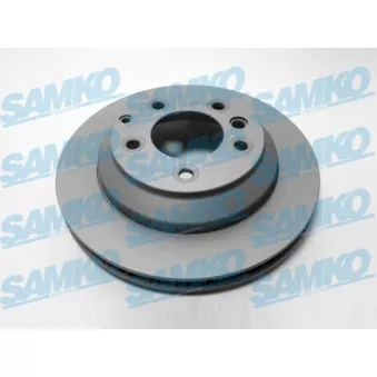 Jeu de 2 disques de frein arrière SAMKO