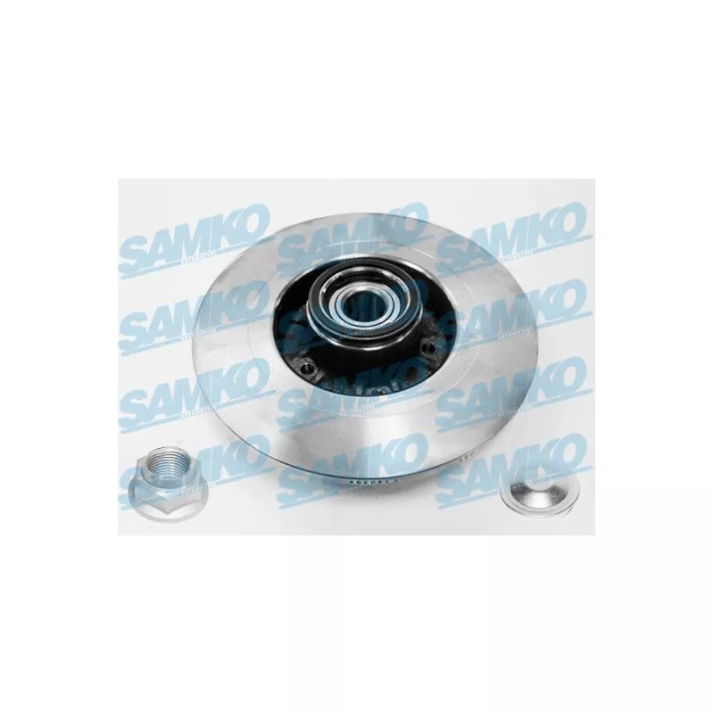 Jeu de 2 disques de frein arrière SAMKO R1004PCA