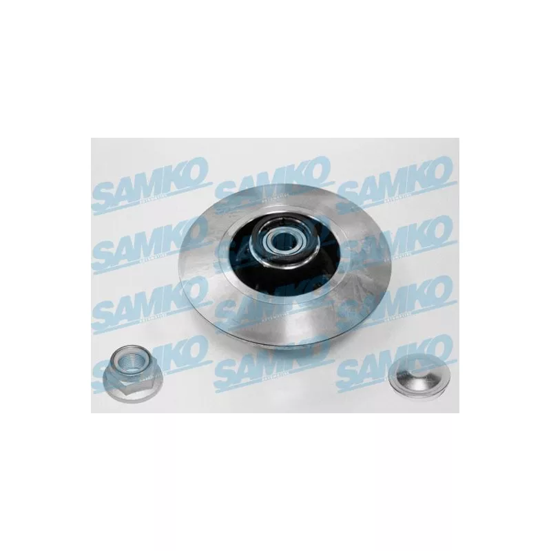 Jeu de 2 disques de frein arrière SAMKO R1005PCA